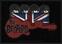 Кръпка / значка The Beatles Guitar & Union Jack Кръпка за пришиване 100 x 50 mm