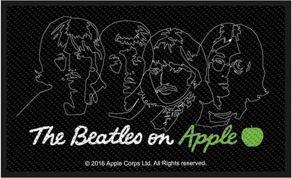 Кръпка / значка The Beatles On Apple Кръпка за пришиване 100 x 50 mm