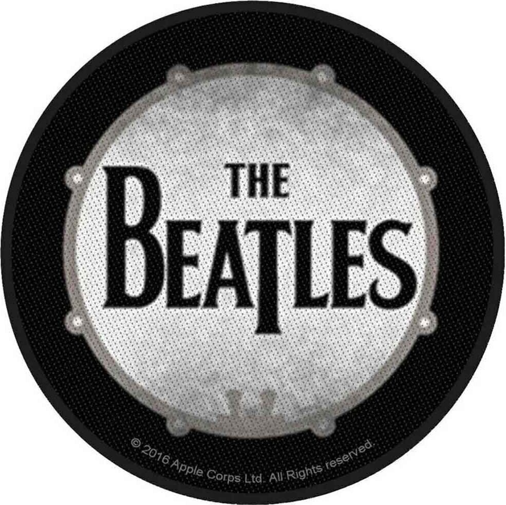 Кръпка / значка The Beatles Drumskin Кръпка за пришиване 90 mm