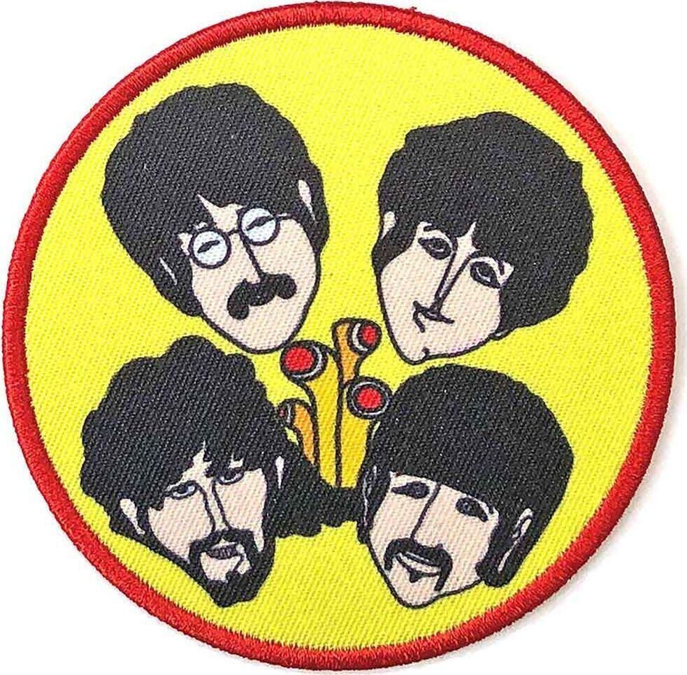 Закрпа / Значка The Beatles Yellow Submarine Periscopes & Heads Закрпа за шивање