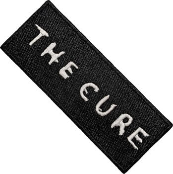 Oznaka / značka The Cure Text Logo Zakrpa za šivanje 10,5 x 4 cm - 1