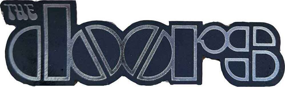 Patch / Badge The Doors Chrome Logo Sew-On Patch 28 x 90 mm