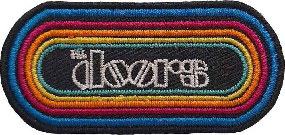 Obliž / Značka The Doors Rainbow Našitek za šivanje 88 x 40 mm