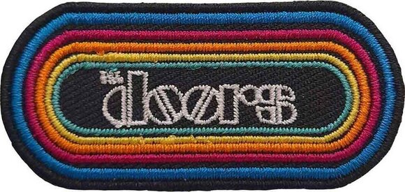 Obliž / Značka The Doors Rainbow Našitek za šivanje 88 x 40 mm - 1