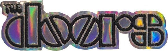 Obliž / Značka The Doors Sonic Silver Našitek za šivanje 28 x 90 mm - 1