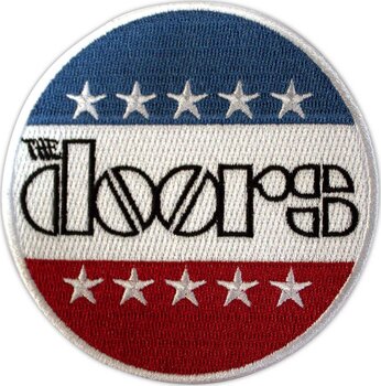 Закрпа / Значка The Doors Logo Stars & Stripes Закрпа за шивање - 1