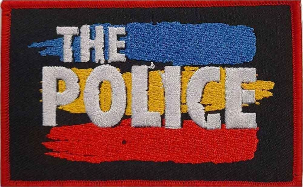 Patch / Badge The Police 3 Stripes Logo Patch à coudre 60 x 100 mm