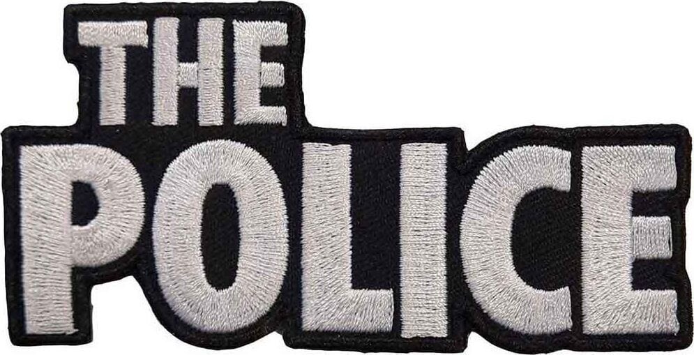 Oznaka / značka The Police Logo Zakrpa za šivanje 50 x 100 mm