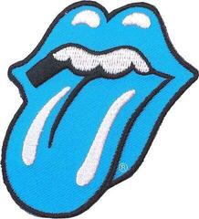 Patch / Jelvény The Rolling Stones Classic Tongue Black Felvarrható tapasz Blue 8,4 x 5,8 mm