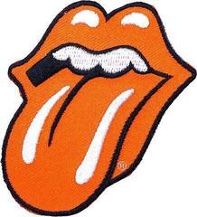 Patch / merkki The Rolling Stones Classic Tongue Orange Sew-On Patch Orange 8,4 x 5,8 mm