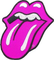 Patch / merkki The Rolling Stones Classic Tongue Pink Sew-On Patch Pink 8,4 x 5,8 mm