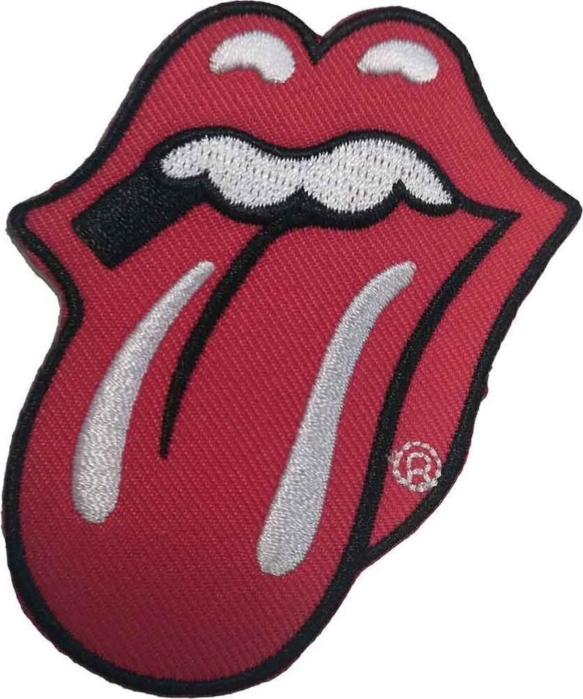 Toppa / Distintivo The Rolling Stones Classic Tongue Red Toppa da cucire Red 8,4 x 5,8 mm