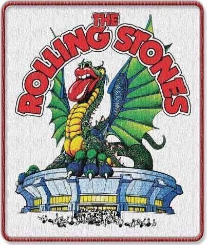 Patch / merkki The Rolling Stones Dragon Sew-On Patch 90 mm x 74 mm