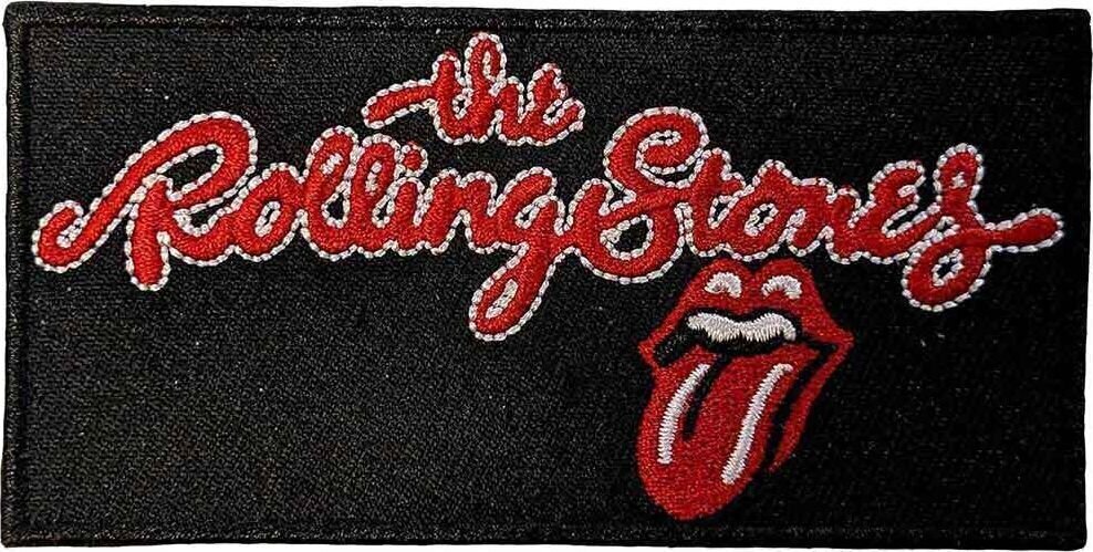 Patch / merkki The Rolling Stones Script Logo Sew-On Patch
