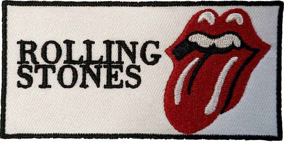 Patch / Jelvény The Rolling Stones Text Logo Felvarrható tapasz