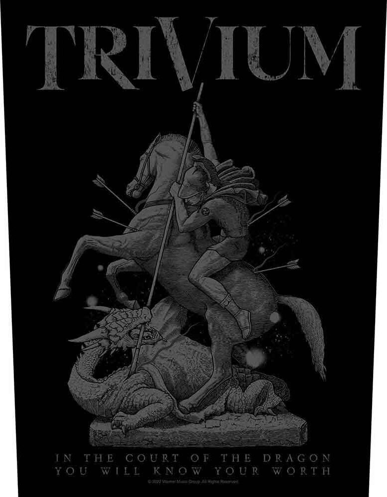 Petice / Insigna Trivium In The Court Of The Dragon Petic cusut 36 x 30 cm