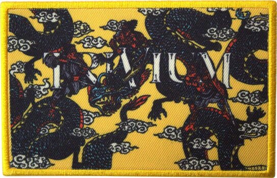 Patch / merkki Trivium Dragons Yellow Sew-On Patch - 1