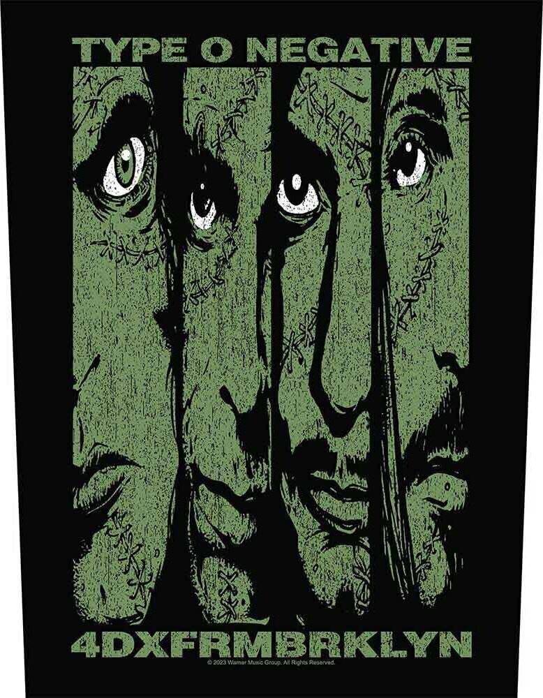Закрпа / Значка Type O Negative 4DXFRMBRKLYN Закрпа за шивање 36 x 30 cm