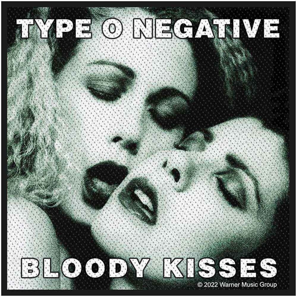 Patch / Badge Type O Negative Bloody Kisses Sy-på patch 100 x 100 mm