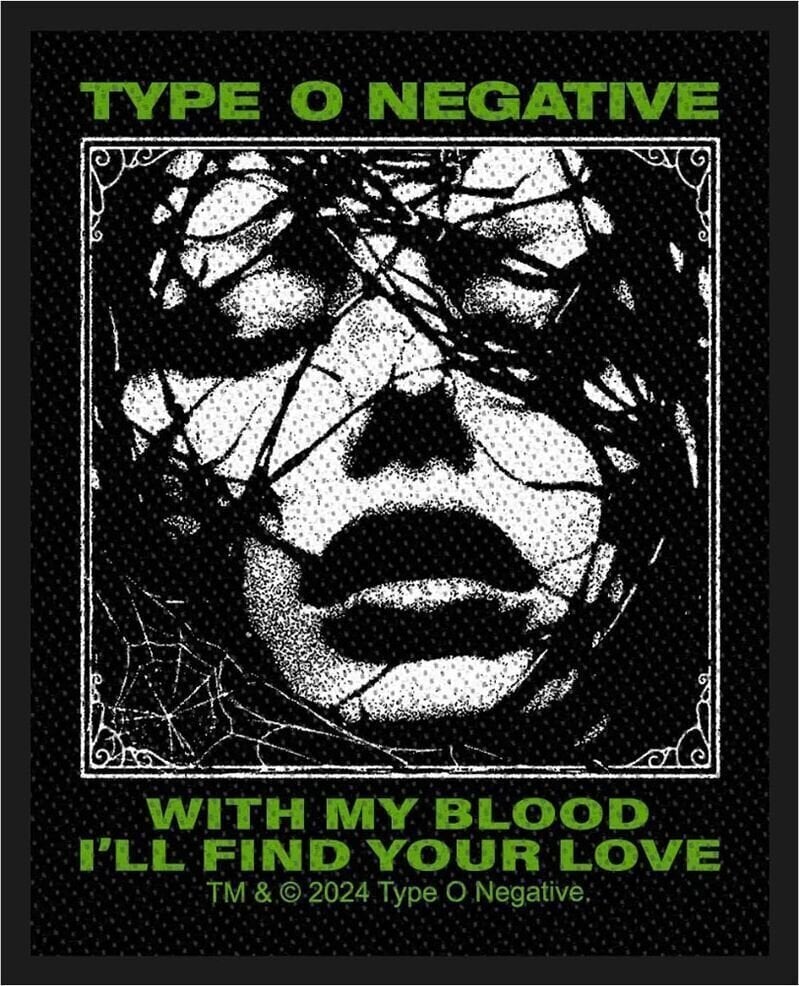 Закрпа / Значка Type O Negative With My Blood Закрпа за шивање
