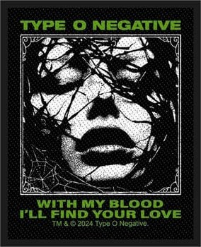 Закрпа / Значка Type O Negative With My Blood Закрпа за шивање - 1