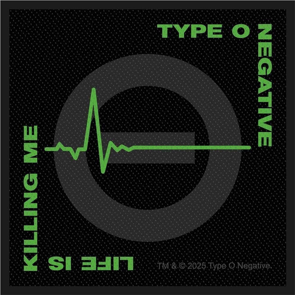 Закрпа / Значка Type O Negative Life Is Killing Me Закрпа за шивање