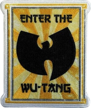 Obliž / Značka Wu-Tang Clan Enter The Wu-Tang Našitek za šivanje - 1