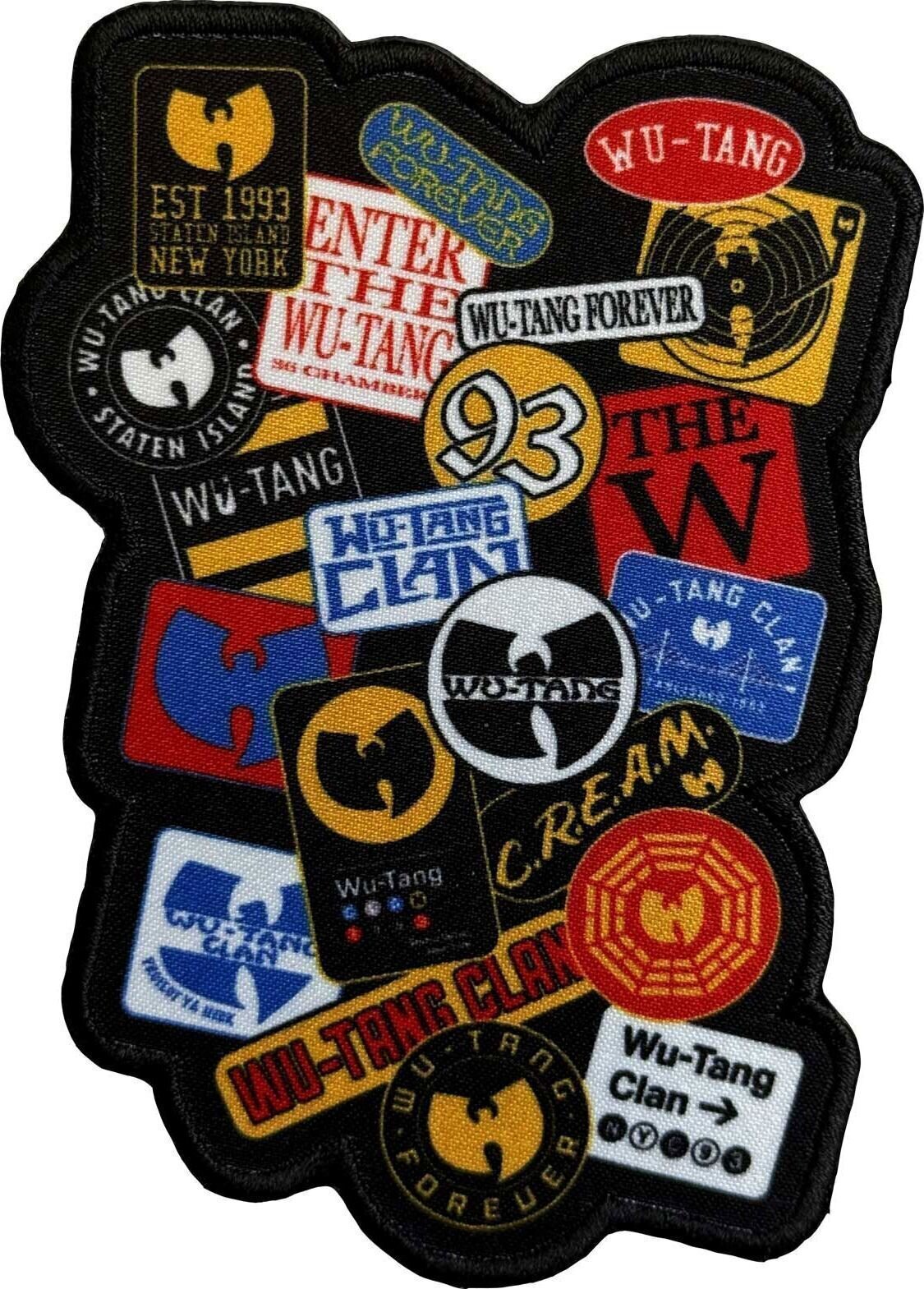 Кръпка / значка Wu-Tang Clan Badges Кръпка за пришиване