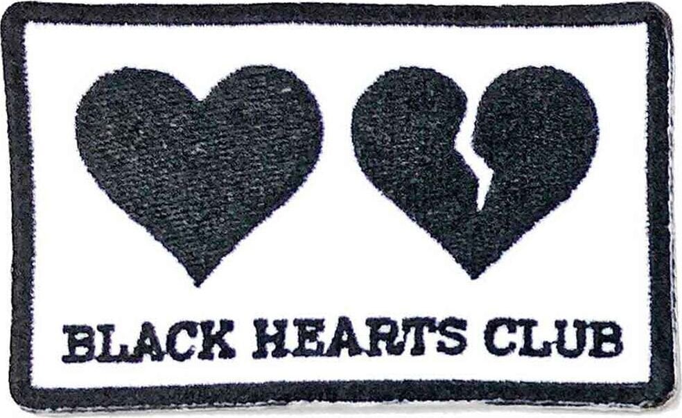 Patch / Distintivo Yungblud Black Hearts Club Patch de costura 80 x 50 mm