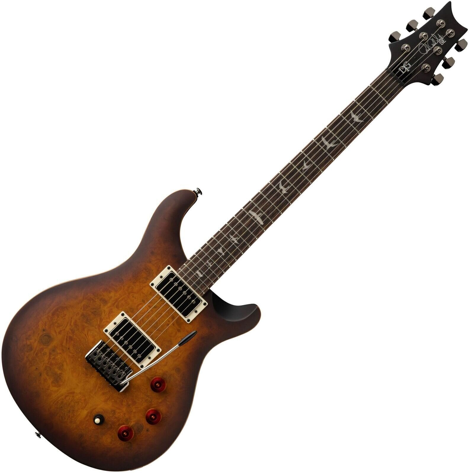E-Gitarre PRS SE Exotic DGT Laurel Burl McCarty Tobacco Burst E-Gitarre