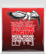 Ernie Ball 2233 12 string Nickel Wound Струни для електрогітари (Як новий)