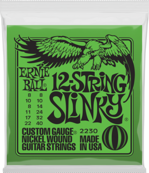 Struny pro akustickou kytaru Ernie Ball 2230 12 Slinky - 1
