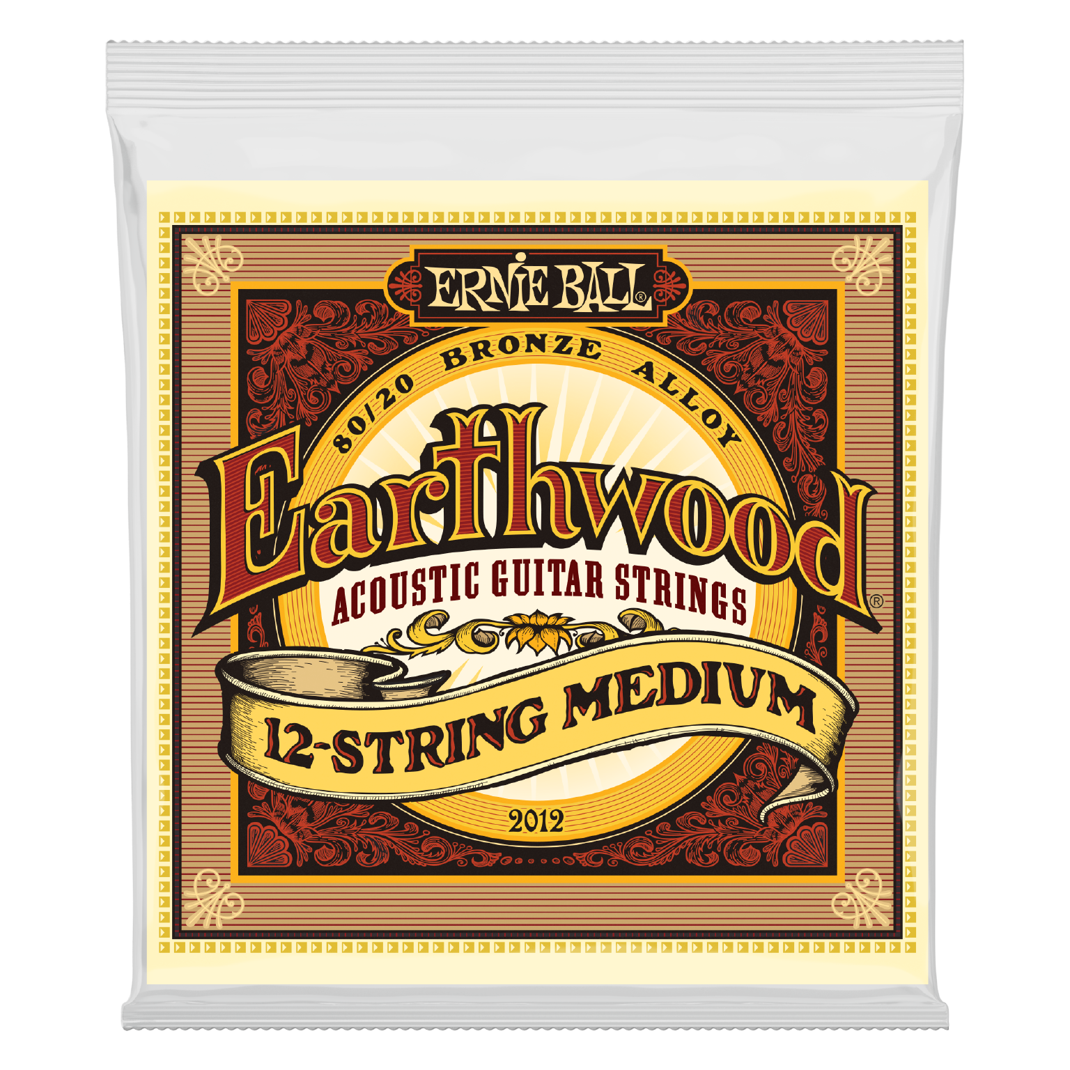 Saiten für Akustikgitarre Ernie Ball 2012 Earthwood 12 String