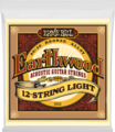 Ernie Ball Earthwood Light 12-String 80-20 Bronze Acoustic Guitar Strings - 9-46 Gauge