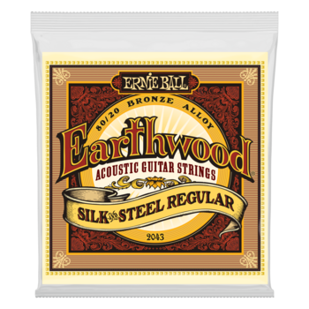 Akusztikus gitárhúrok Ernie Ball 2043 Earthwood Silk & Steel - 1