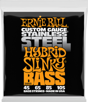 Žice za bas gitaru Ernie Ball 2843 Hybrid Slinky Bass - 1
