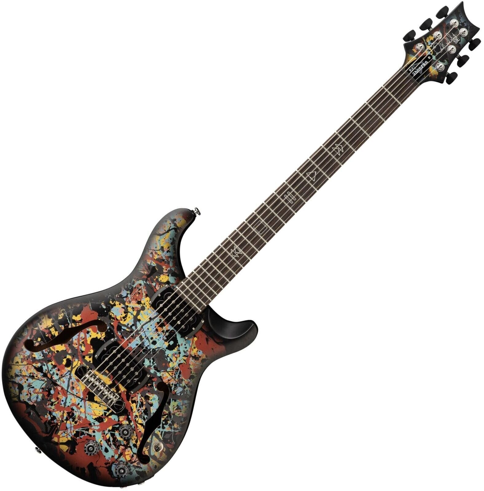 Chitară semi-acustică PRS SE Ed Sheeran Hollowbody Cosmic Splash Chitară semi-acustică