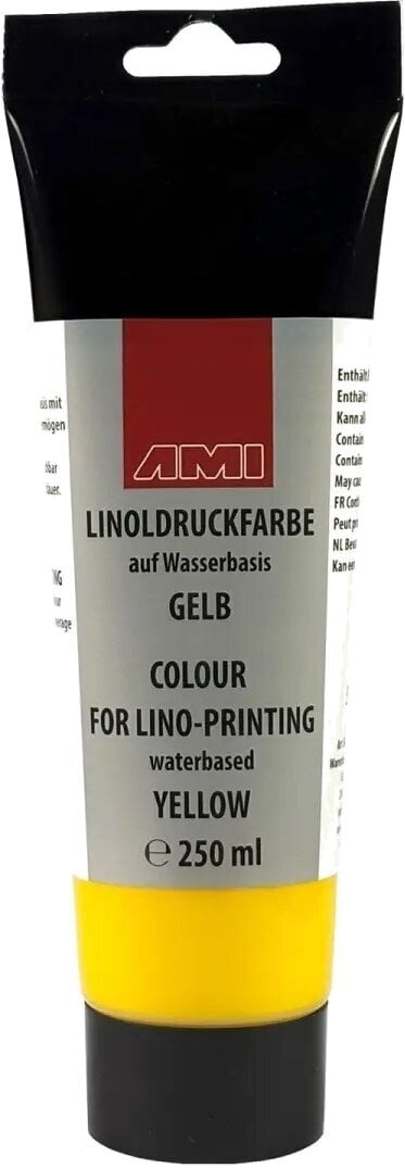 Tinta para linogravura AMI 501024 Tinta para linogravura Yellow 250 ml