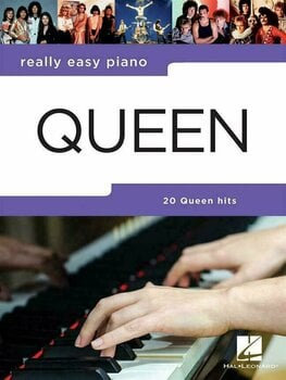 Noder til klaverer Hal Leonard Really Easy Piano Queen Updated: Piano or Keyboard Musik bog - 1