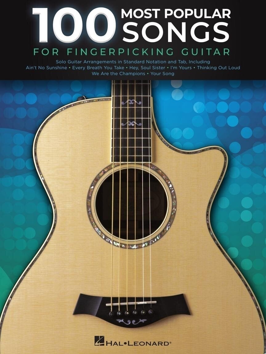 Natos Hal Leonard 100 Most Popular Songs for Fingerpicking Guitar Natos