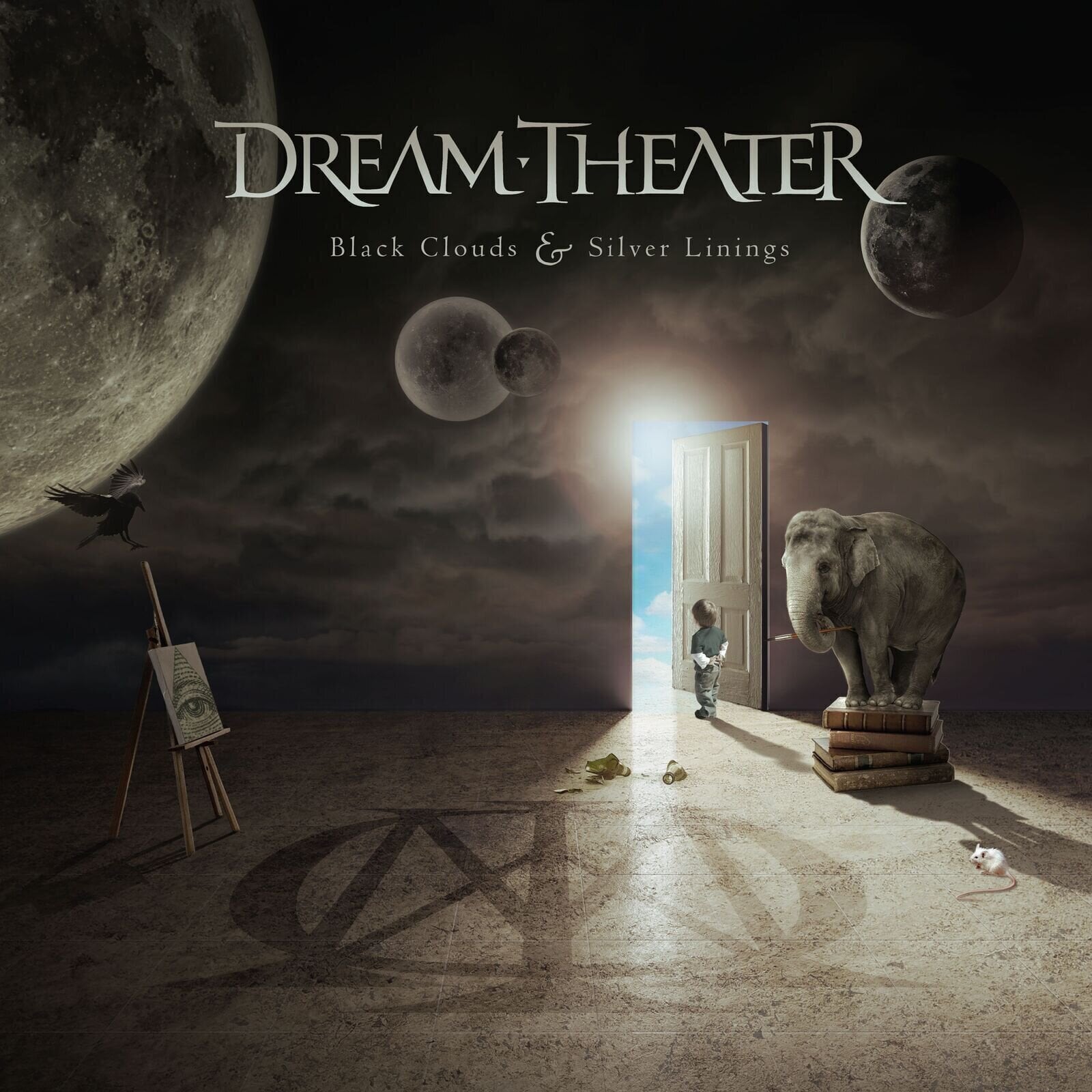 LP ploča Dream Theater - Black Clouds & Silver Linings (Reissue) (Limited Edition) (Gatefold Sleeve) (Clear Coloured) (2 LP)