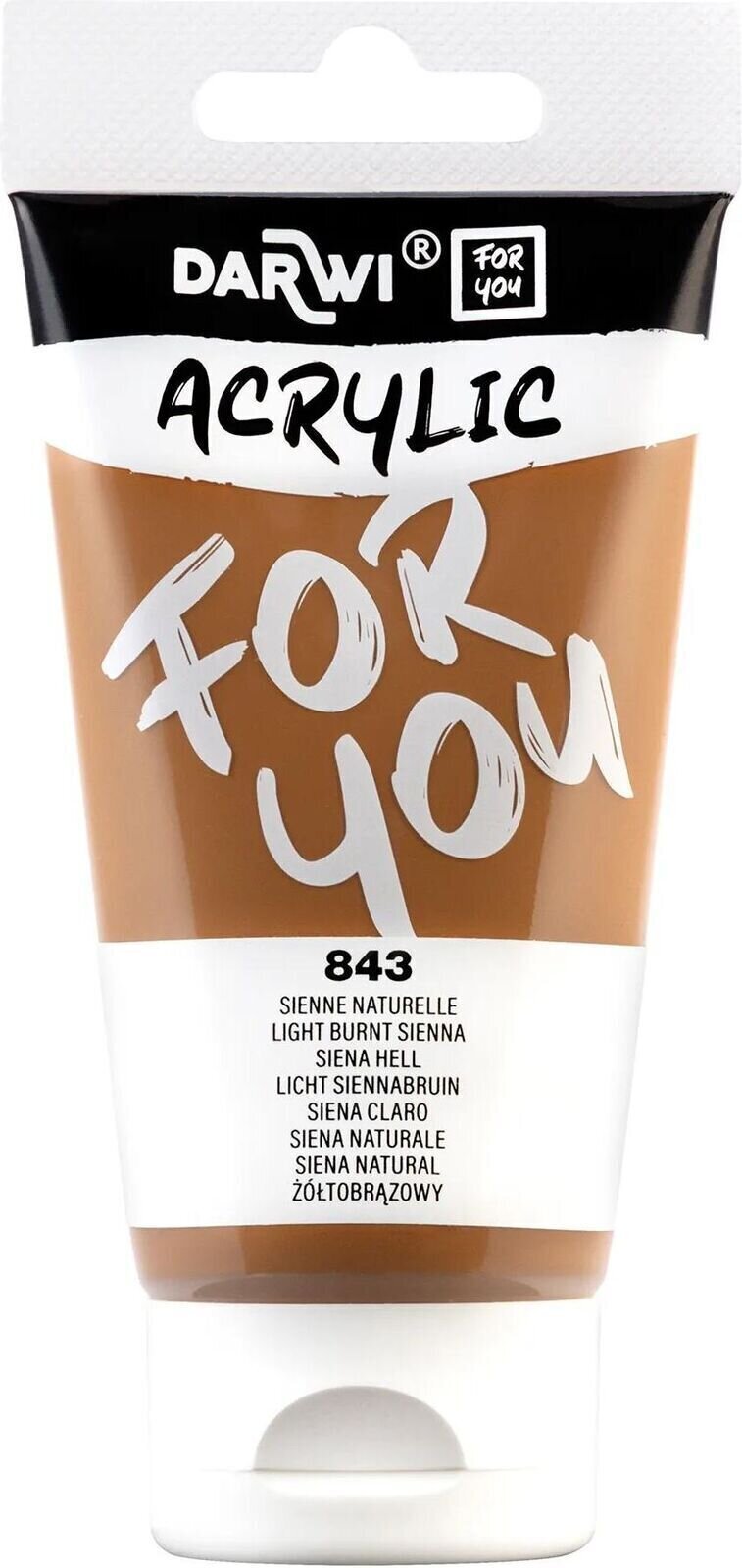Акрилна боя Darwi Dfy АКРИЛНА боя Natural Sienna 75 ml 1 бр.