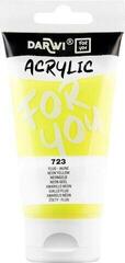 Akryylimaali Darwi Dfy Akryylimaali Neon Yellow 75 ml 1 kpl