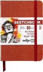 Skizzenbuch Darwi Dfy Skizzenbuch 80 A6 140 g Terracotta