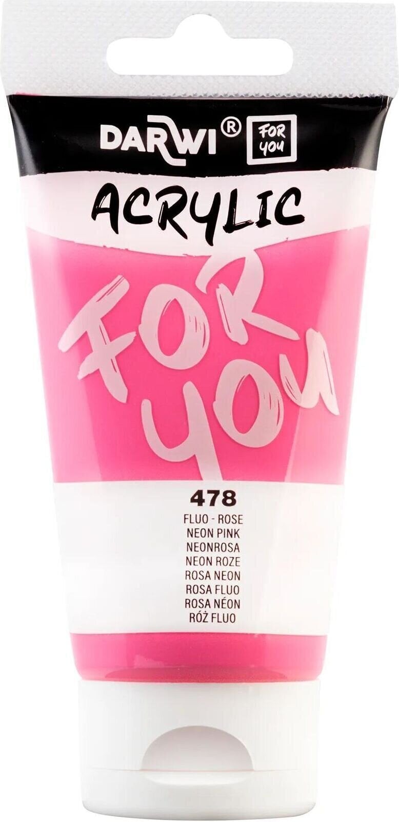 Akrilna boja Darwi Dfy Акрилне боје Neon Pink 75 ml 1 kom