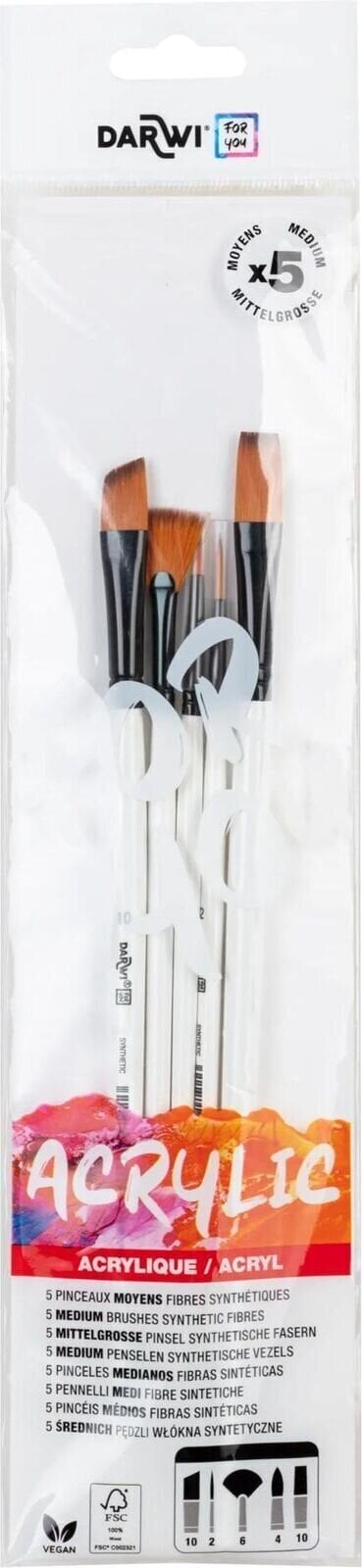 Кисть Darwi Dfy Набір пензлів 5 Шт. 5 Шт.