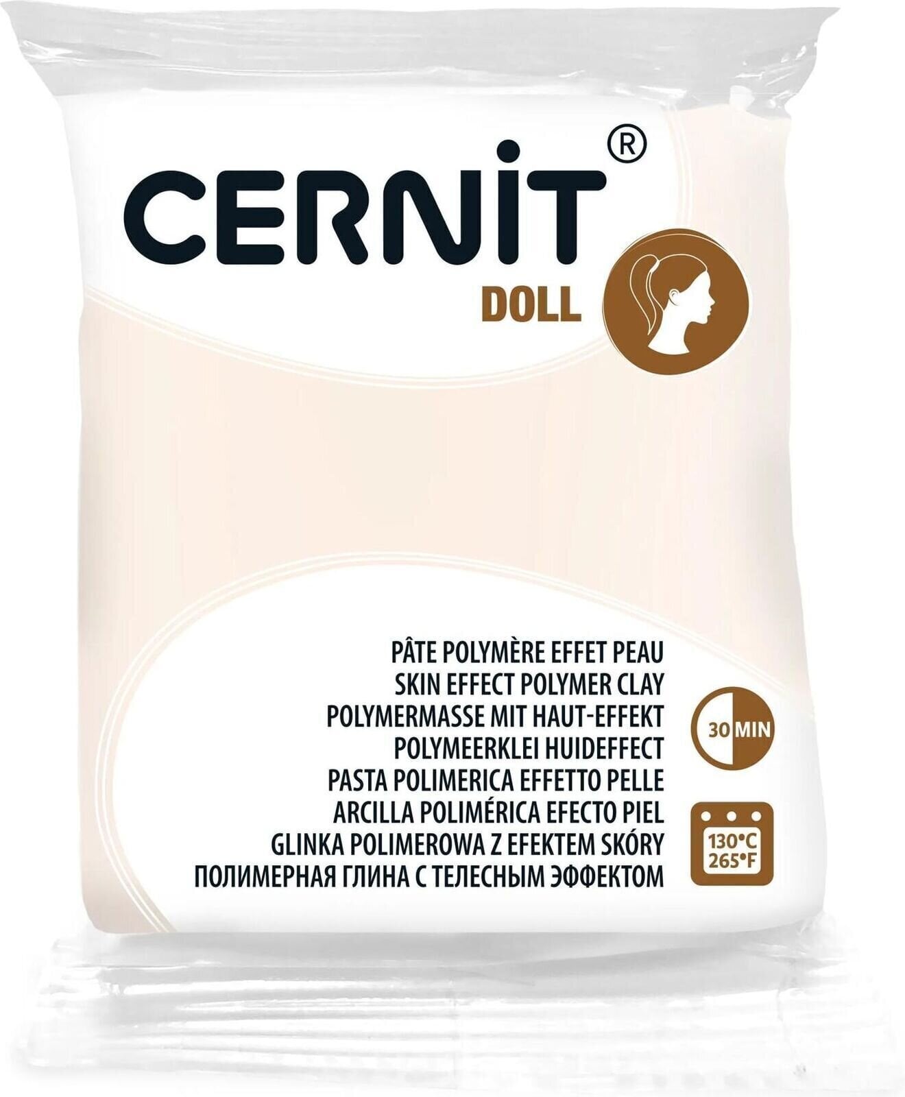 Polymer clay Cernit Doll Polymer clay White 56 g