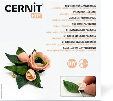 Polimerna glina Cernit Starter Kit Polimerna glina Flower Brooch - 1