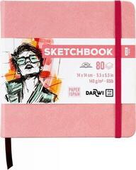 Skizzenbuch Darwi Dfy Skizzenbuch 80 14 x 14 cm 140 g Soft Pink