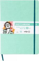 Skizzenbuch Darwi Dfy Skizzenbuch 80 A4 140 g Mint Green